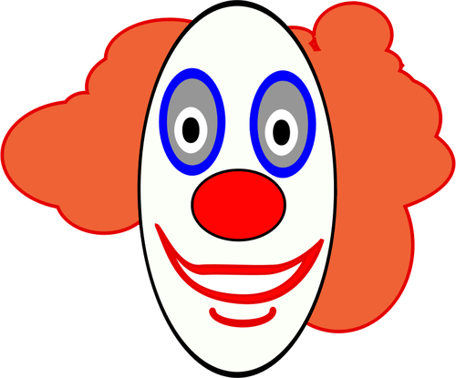500x415 Clown Face Vector Image Public Domain Vectors