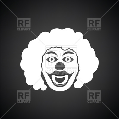 400x400 Party Clown Face Icon Vector Image Vector Artwork Of Signs