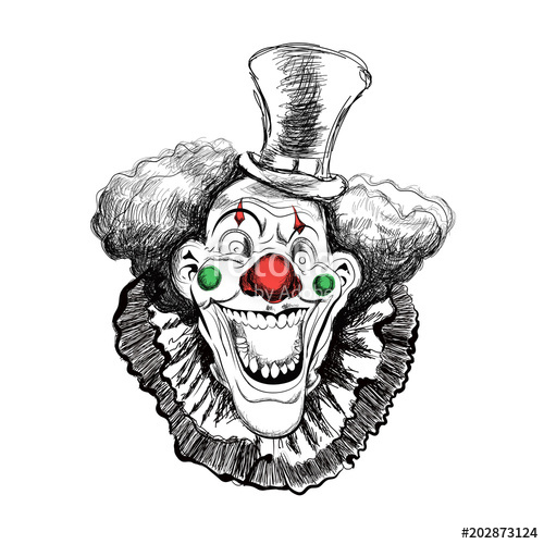 500x500 Nice And Beautiful Abstract Or Poster For Clown Face Or Joker Face