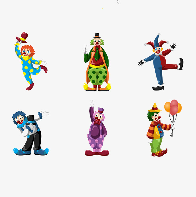 650x651 Clown Vector, Decoration, Acrobatics, Cartoon Png And Vector For