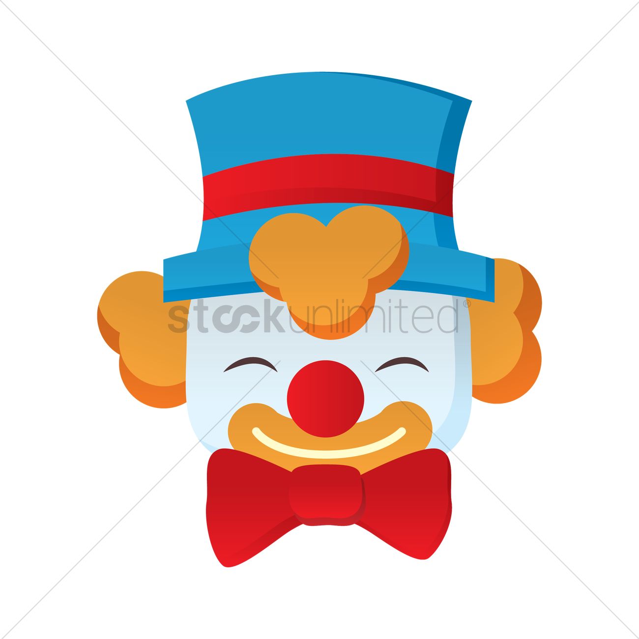 1300x1300 Clown Vector Image