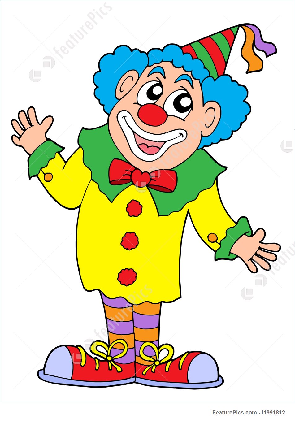 953x1360 Clown Vector