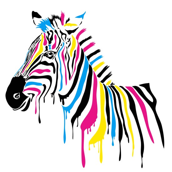 550x550 Cmyk Paint Bucket Color Vectors