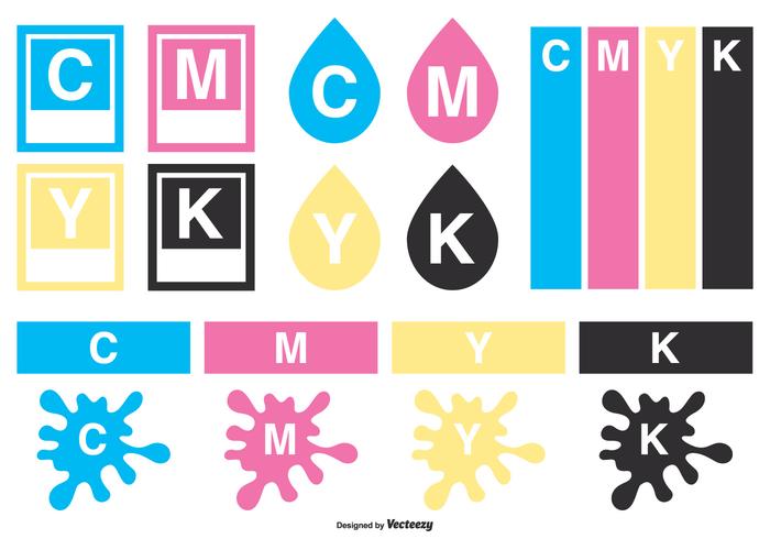 700x490 Cmyk Vector Elements Collection