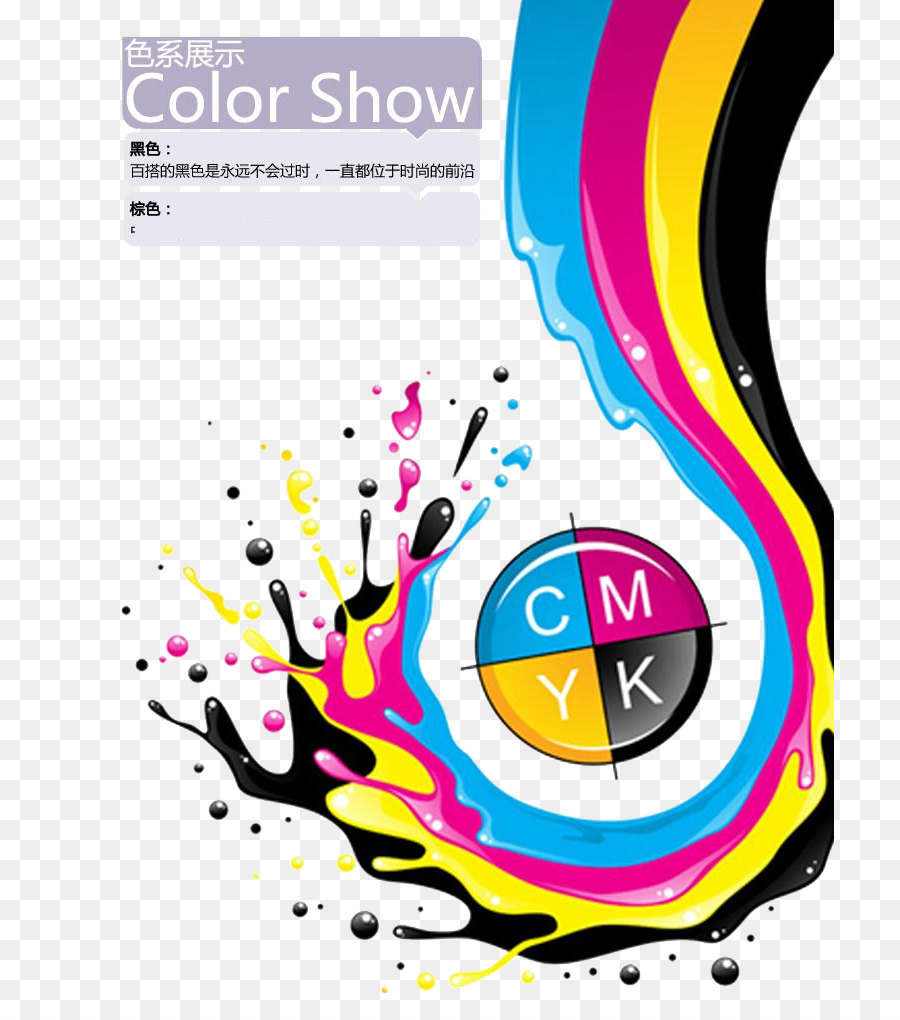 900x1020 Cmyk Color Model Liquid Splash Illustration