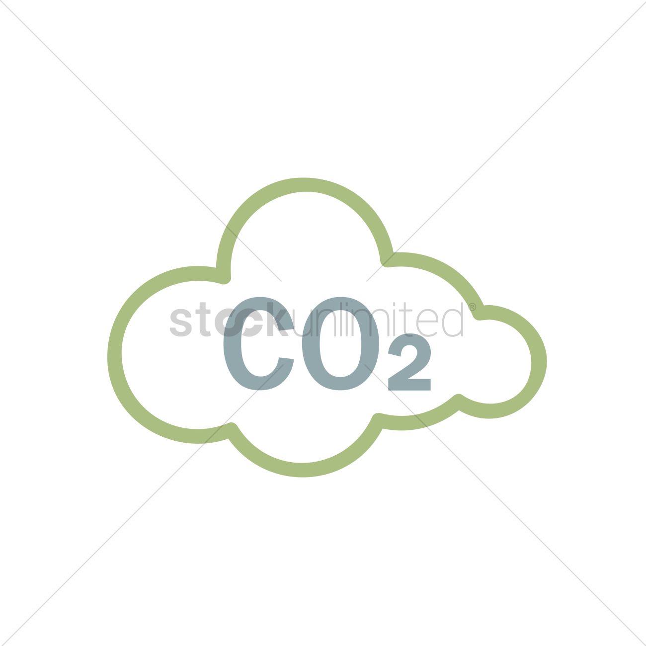 1300x1300 Co2 Sign In Cloud Vector Image