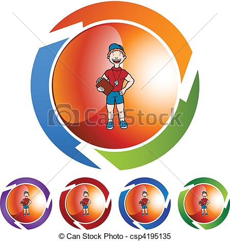 450x470 Coach Clipart Vector