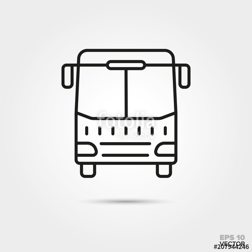 500x500 Coach Vector Icon. Stock Image And Royalty Free Vector Files On