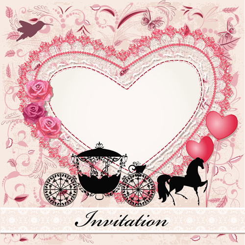 500x499 Valentine Day Romantic Coach Vector 03 Free Download