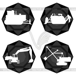 300x300 Badges With Technique Of Coal Mining