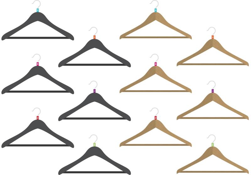 800x560 Coat Hanger Vectors With Sizes