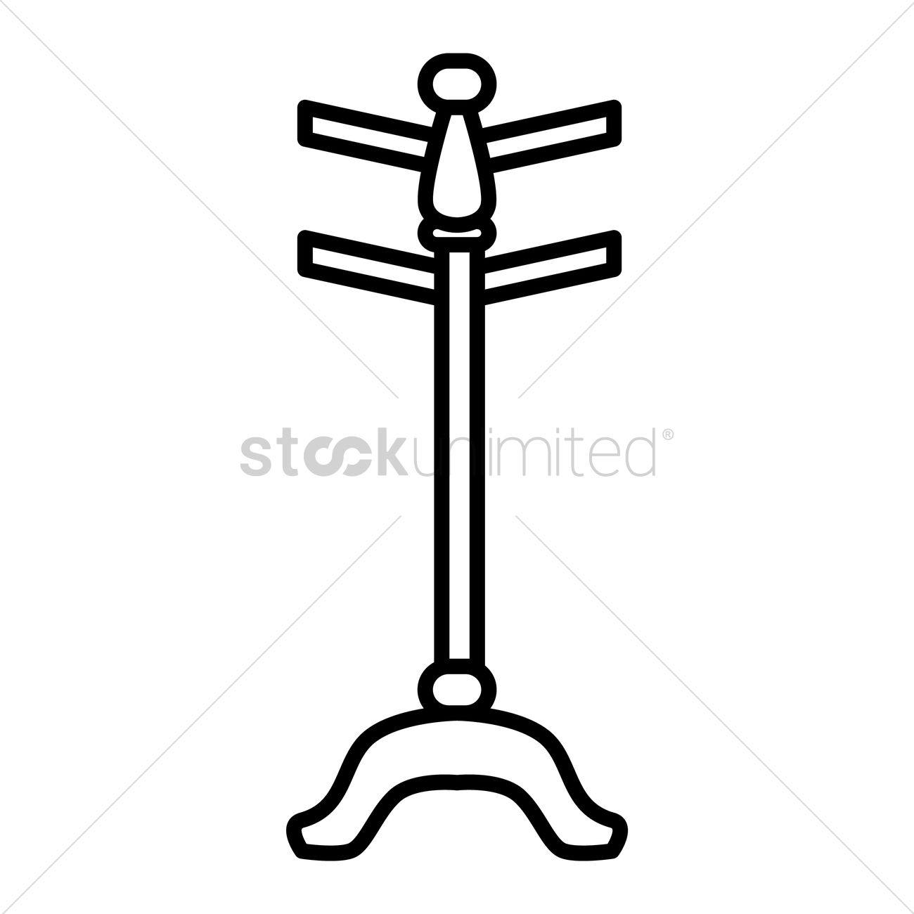 1300x1300 Coat Hanger Vector Image