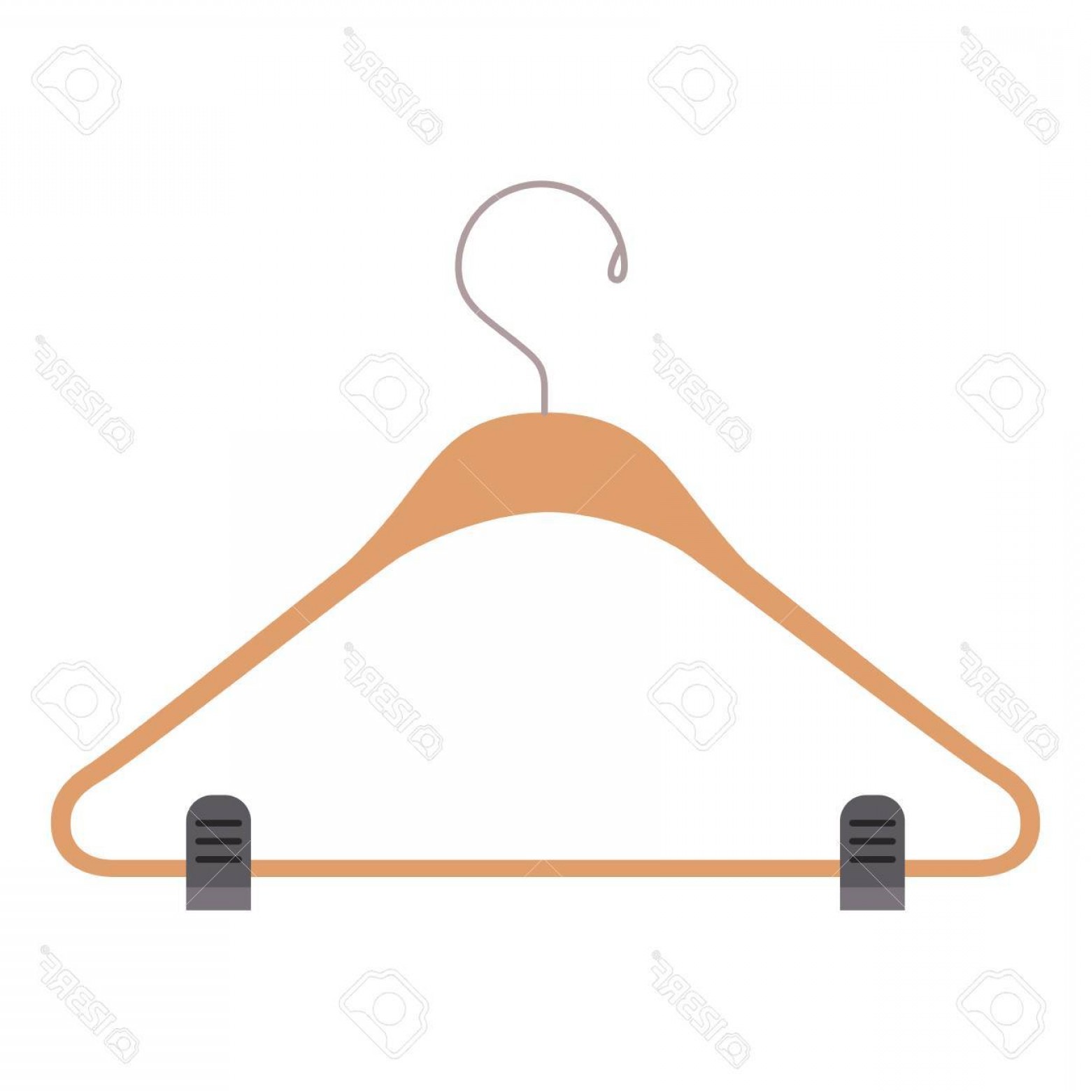 1560x1560 Photostock Vector Colorful Silhouette Of Clothes Hanger Vector