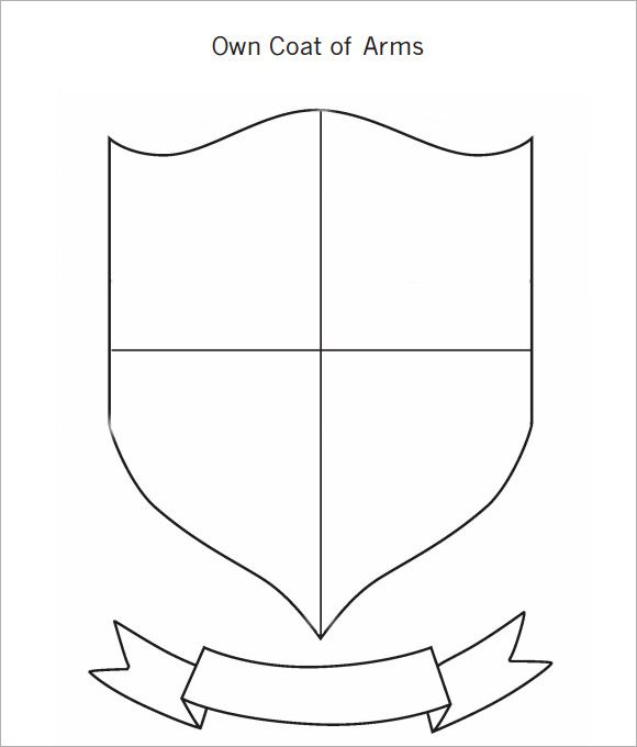 580x680 Coat Of Arms Template 12 Download In Pdf Psd Eps Vector Smprjkiz