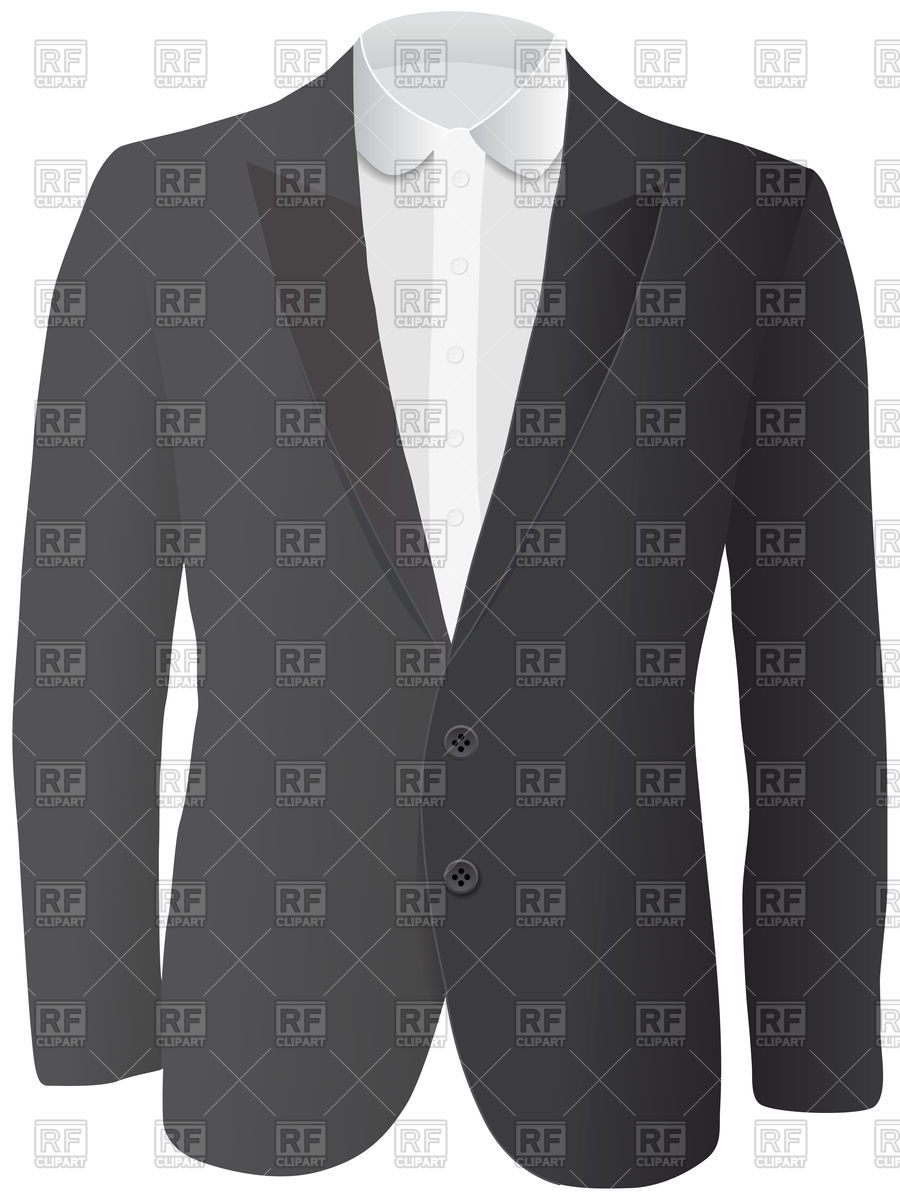 900x1200 Black Coat Vector Image Vector Artwork Of Objects Sermax55