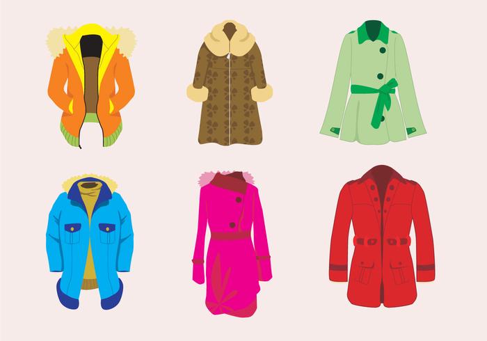700x490 Stylish Winter Coat Vector