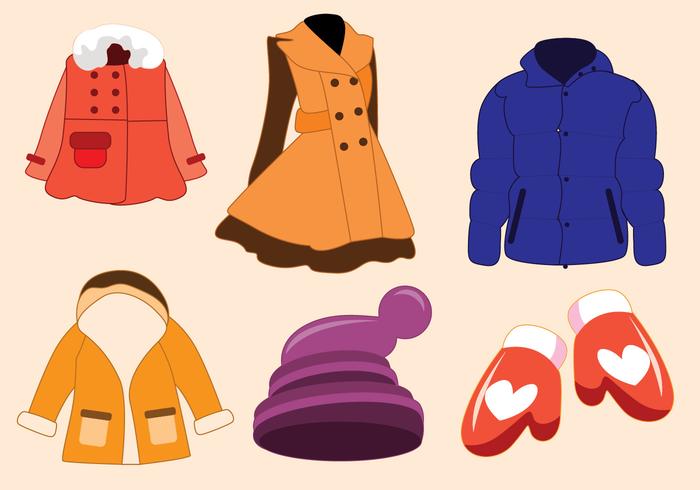 700x490 Winter Coat Vector