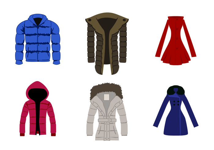 700x490 Winter Coat Vector