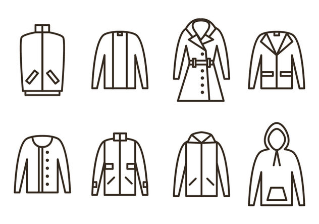 632x443 Winter Coat Vector Icons Free Vector Download 358667 Cannypic