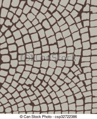 386x470 Cobbles Area. Cobbles, Area. Vector Illustration.