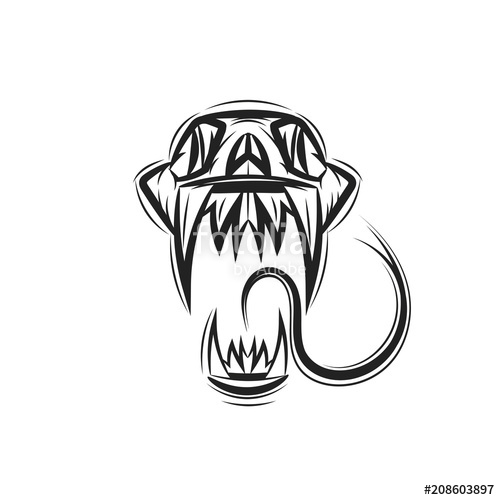 500x500 Skull Cobra Vector Snake Stock Image And Royalty Free Vector