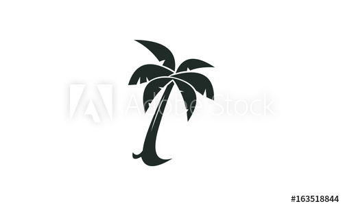 500x300 Coconut Tree Vector Design