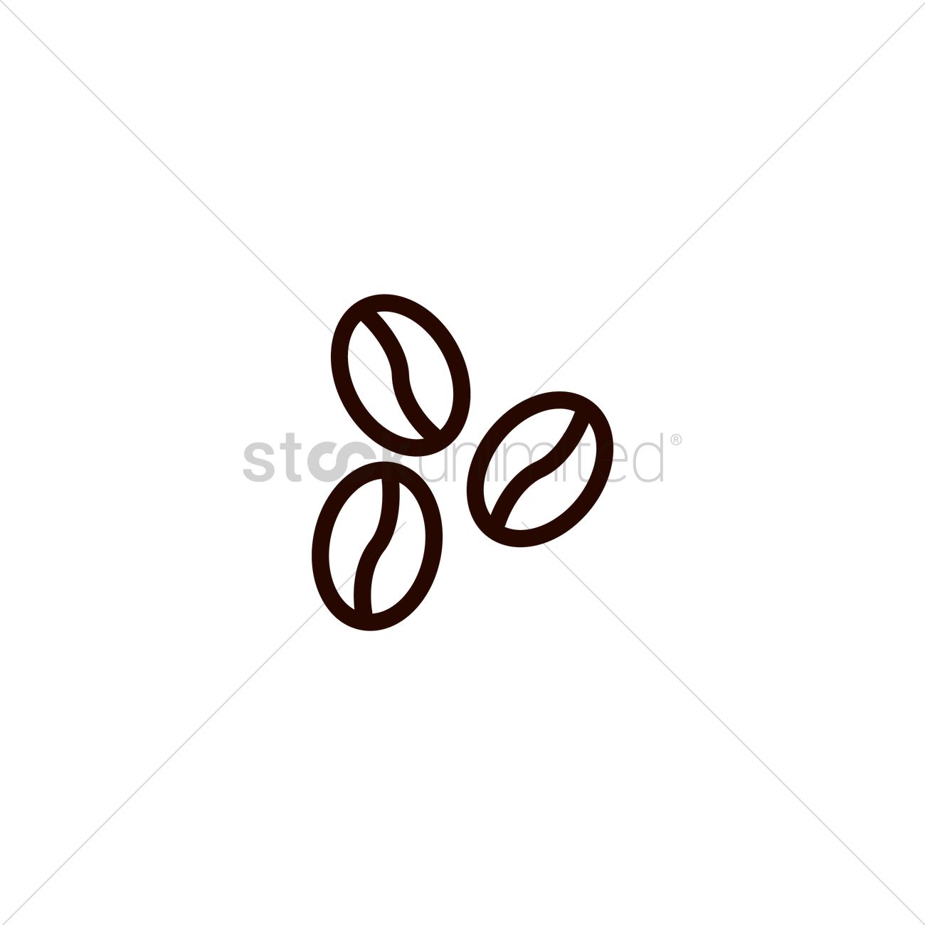 1300x1300 Coffee Beans Vector Image