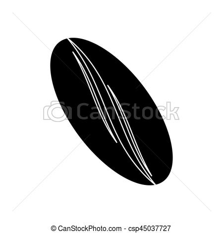 450x470 Delicious Coffee Bean Icon Vector Illustration Graphic Design.