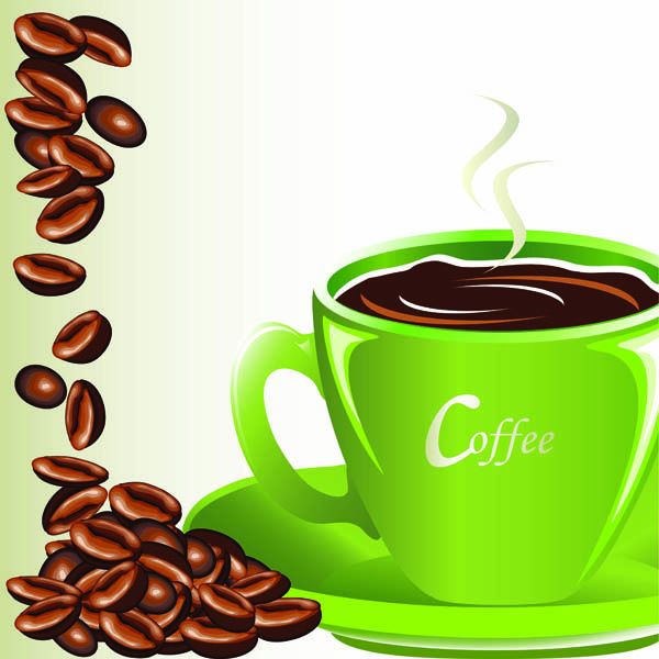 600x600 Coffee Coffee Beans Mugs Vector Free Vector 4vector