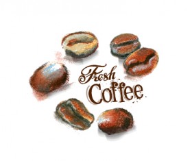 280x235 Coffee Beans Vector