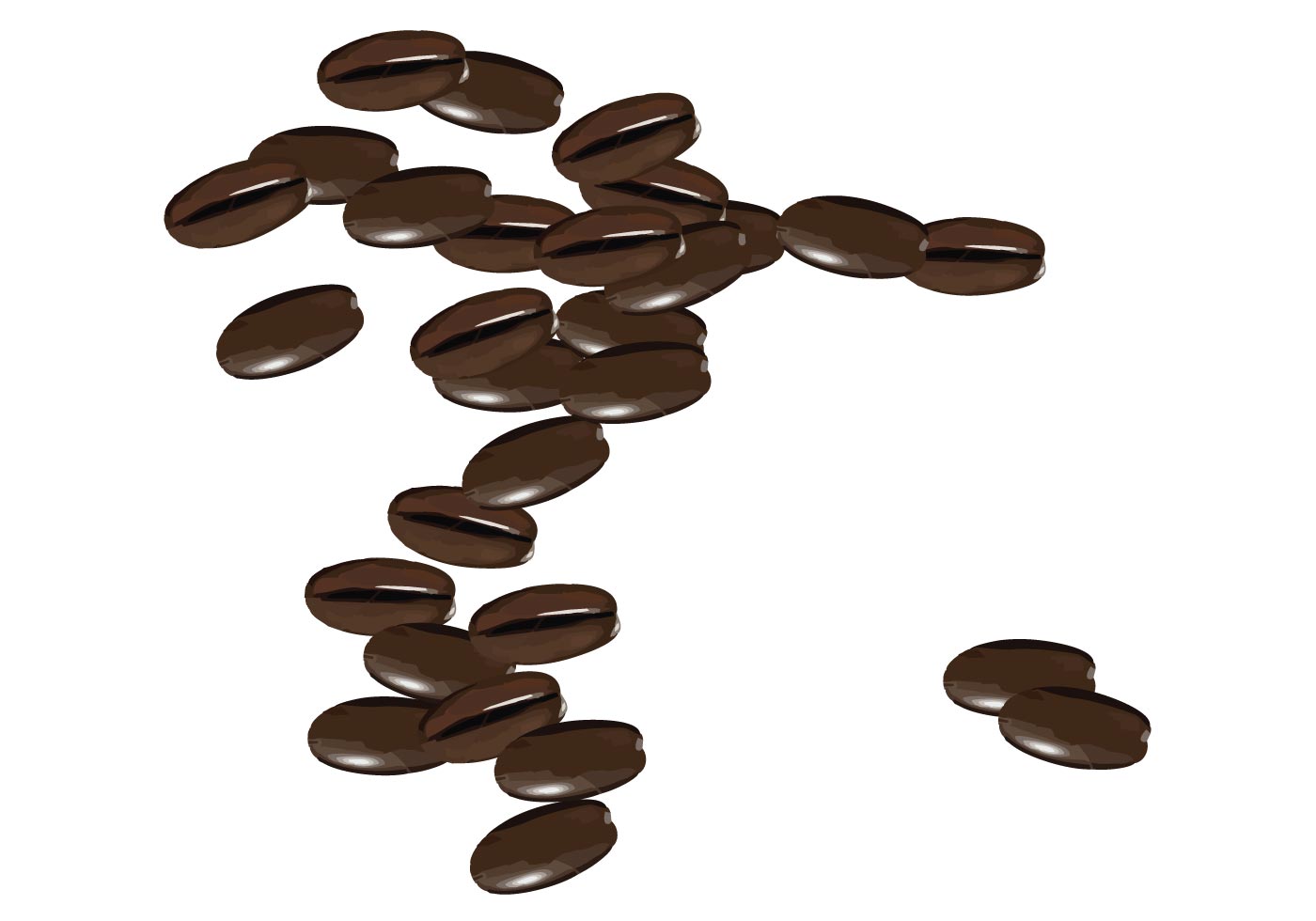 1400x980 Coffee Beans Vector Free Vector Art