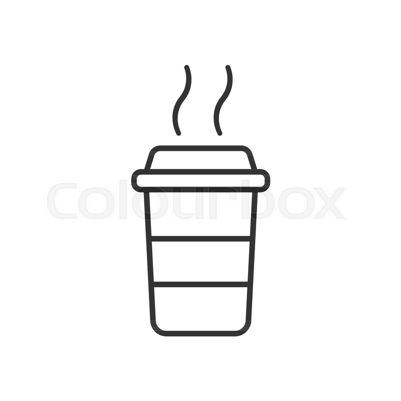 800x800 Coffee Cup Icon. Vector Illustration. Business Concept Coffee Mug