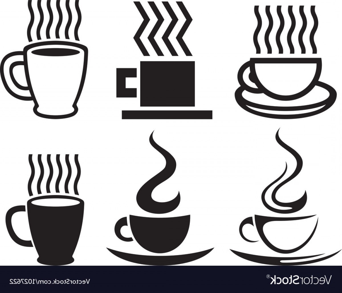 1200x1029 Set Of Coffee Cup Icons Vector Shopatcloth