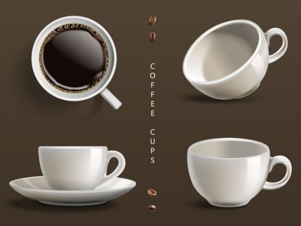 588x441 Coffee Cup Vector Illustration Free Download