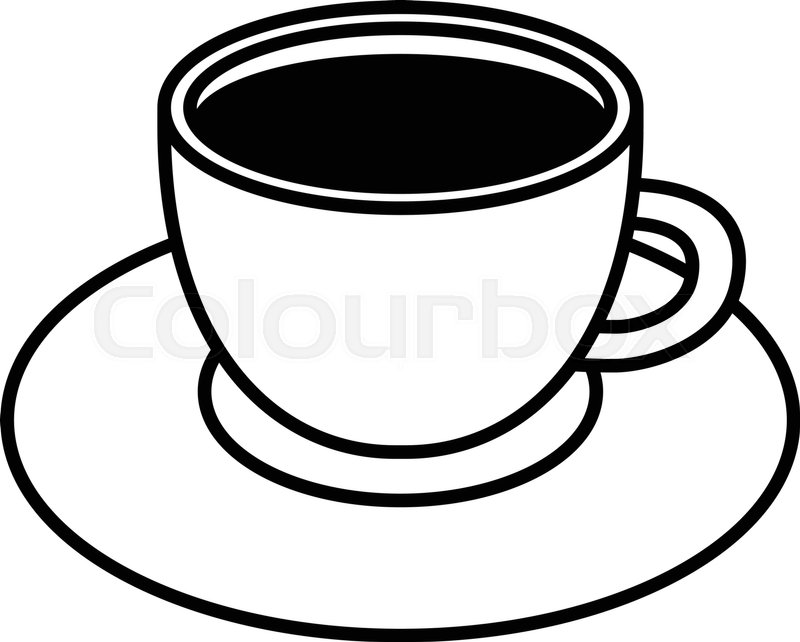 800x642 Coffee Mug Vector Icon Stock Vector Colourbox
