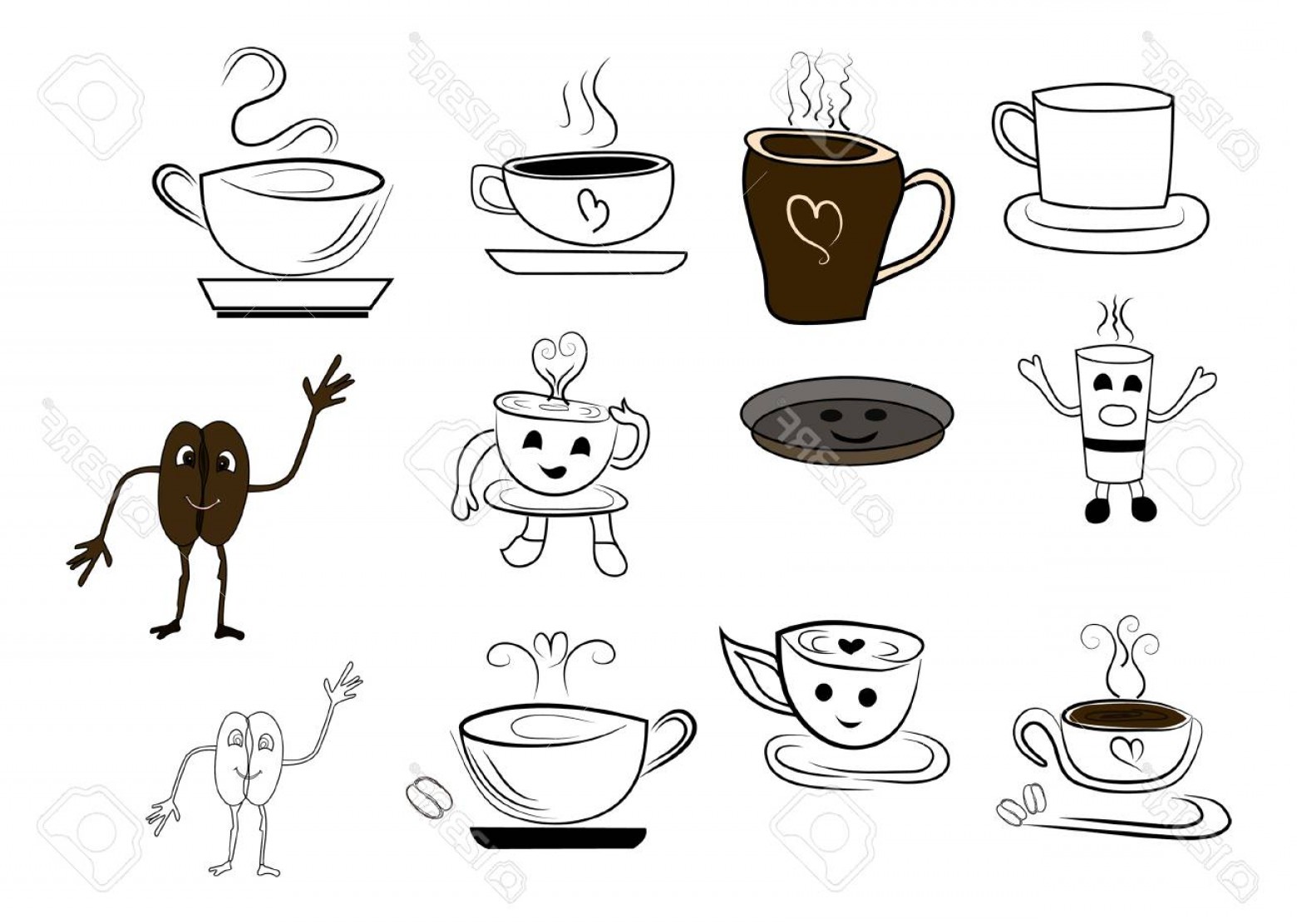 1560x1112 Coffee Cup Vector Clip Art Shopatcloth
