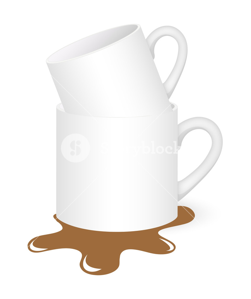 838x1000 Long Cup Vector Royalty Free Stock Image
