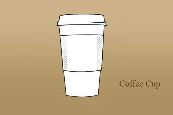 600x400 Paper Coffee Cup Vector Ai 123freevectors