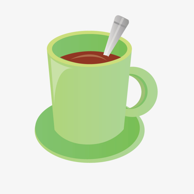 650x651 Vector Green Coffee Cup, Cup, Mug, Vector Png And Vector For Free