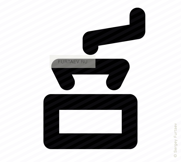 620x553 Coffee Grinder Vector Icon