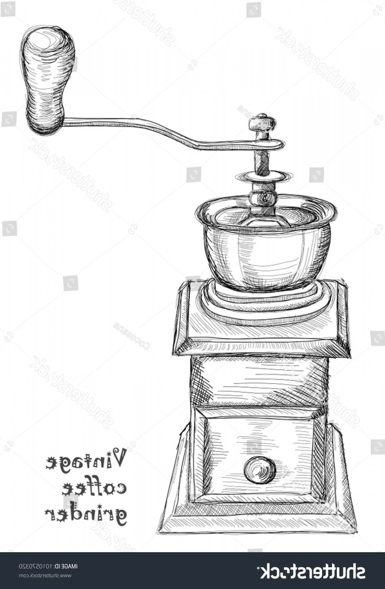 1256x1920 Vector Vintage Coffee Grinder Lazttweet