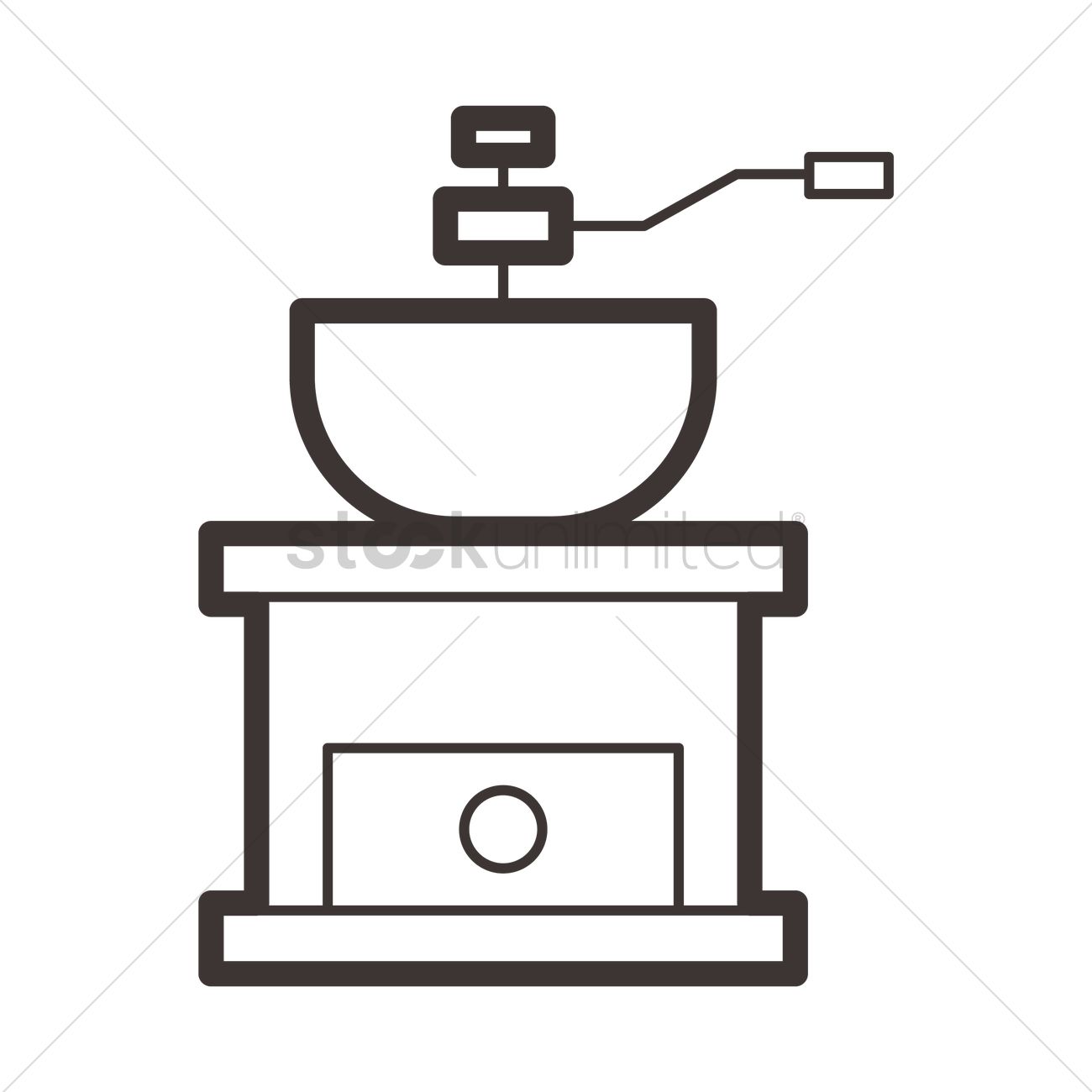 1300x1300 Coffee Grinder Vector Image