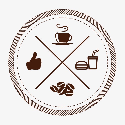 500x500 Coffee Icon Vector, Coffee Icon, Coffee Shop, Label Png And Vector