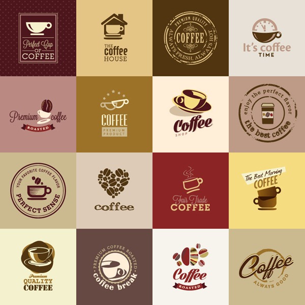 600x600 16 Fabulous Creative Coffee Logo Vector Graphics My Free