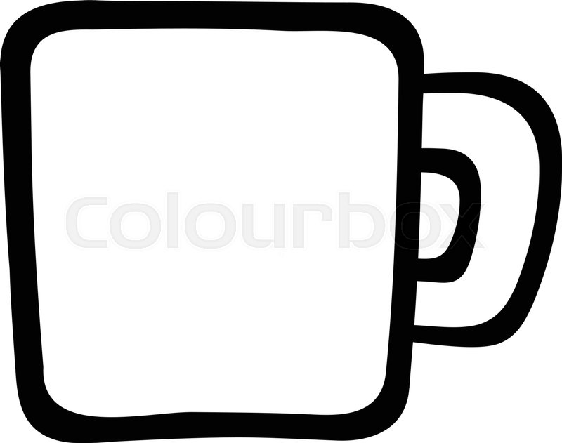 800x631 Coffee Mug Vector Icon Stock Vector Colourbox