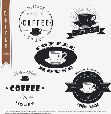 358x368 Coffee Shop Logo Design Free Vector Download (70,541 Free Vector