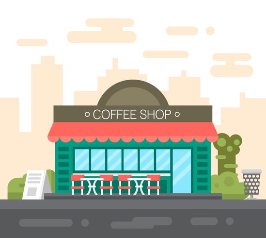 549x490 Flat Coffee Shop
