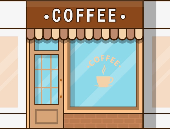 650x493 Vector Coffee Shop, Coffee Vector, Shop Vector, Vector Png And