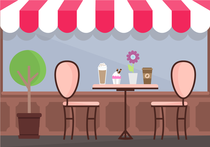700x490 Coffee Shop Vector