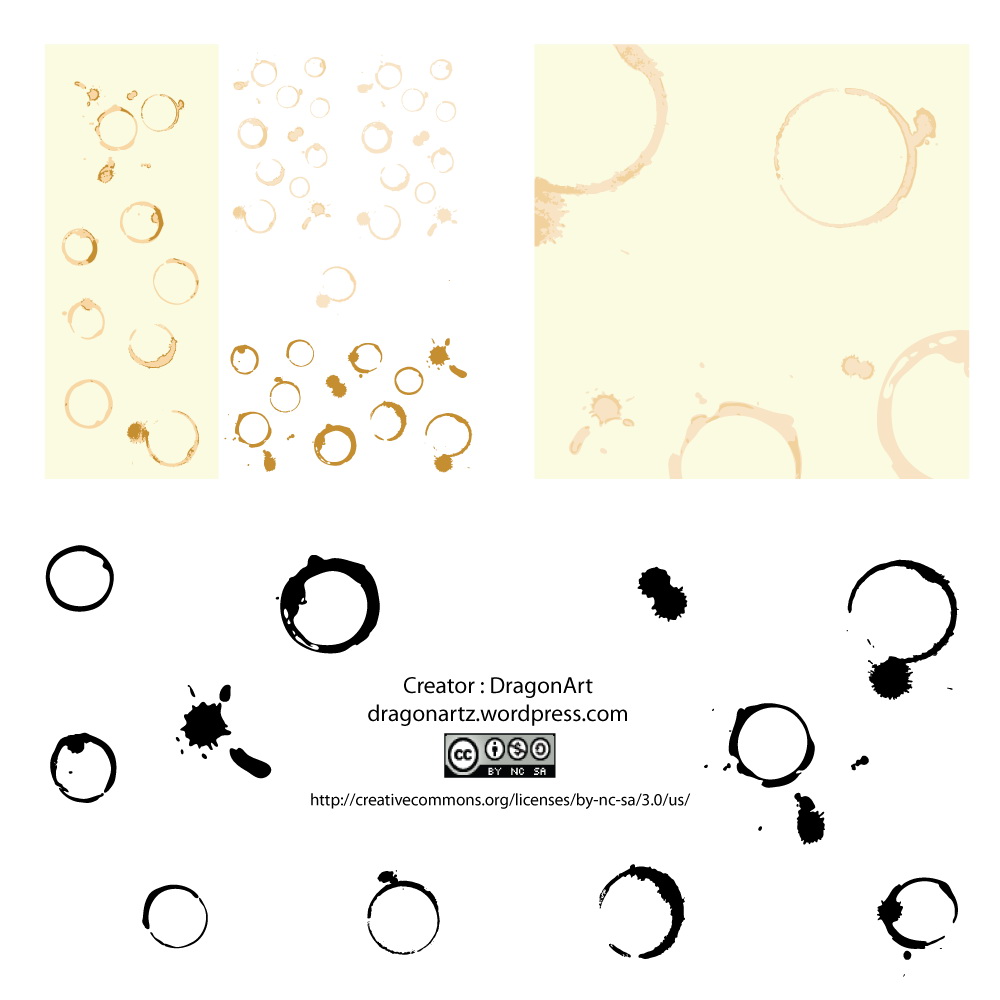 1000x1000 Coffee Stains Vector Dragonartz Designs (We Moved